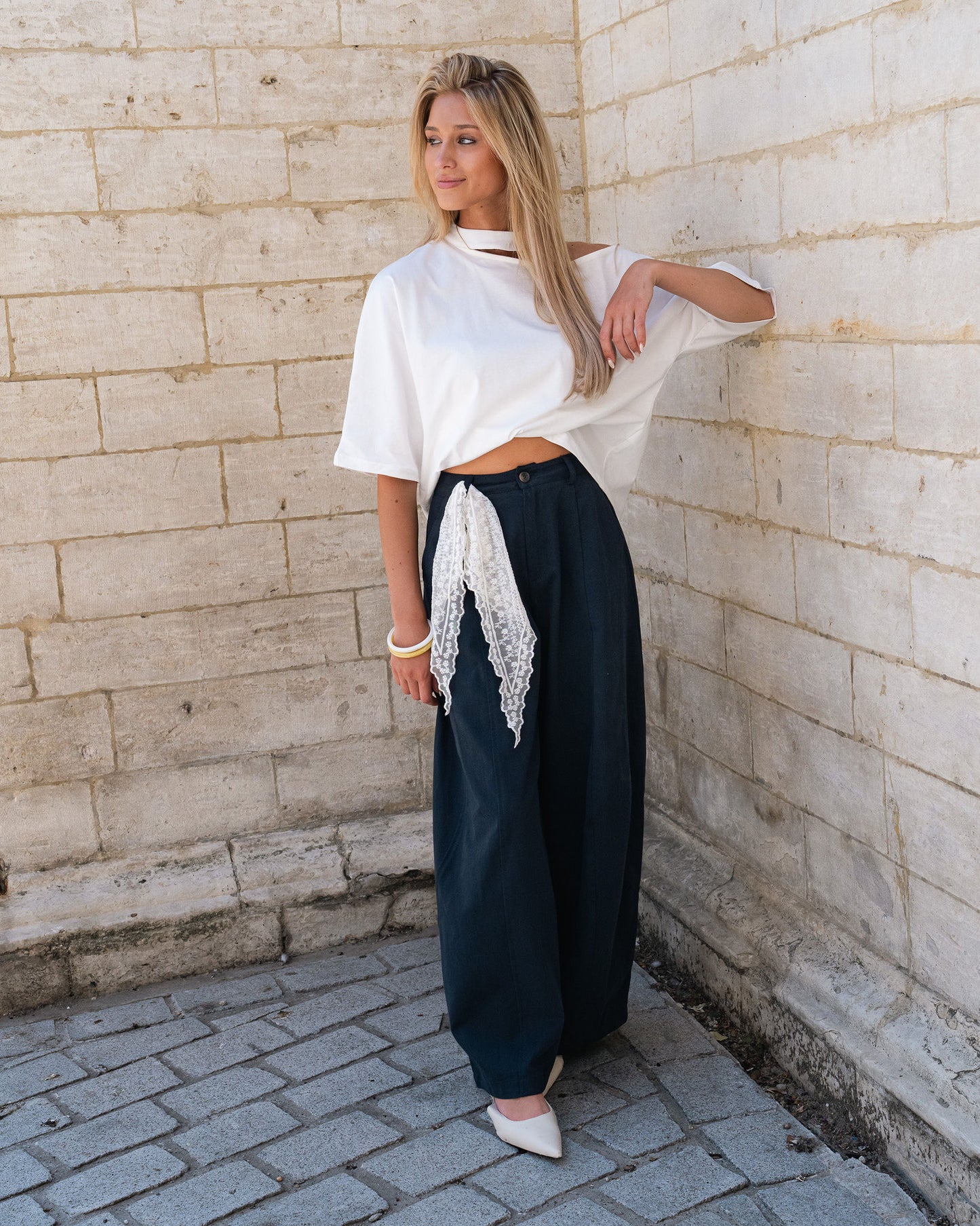 Stella T-shirt wit