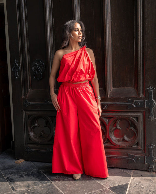Red two piece