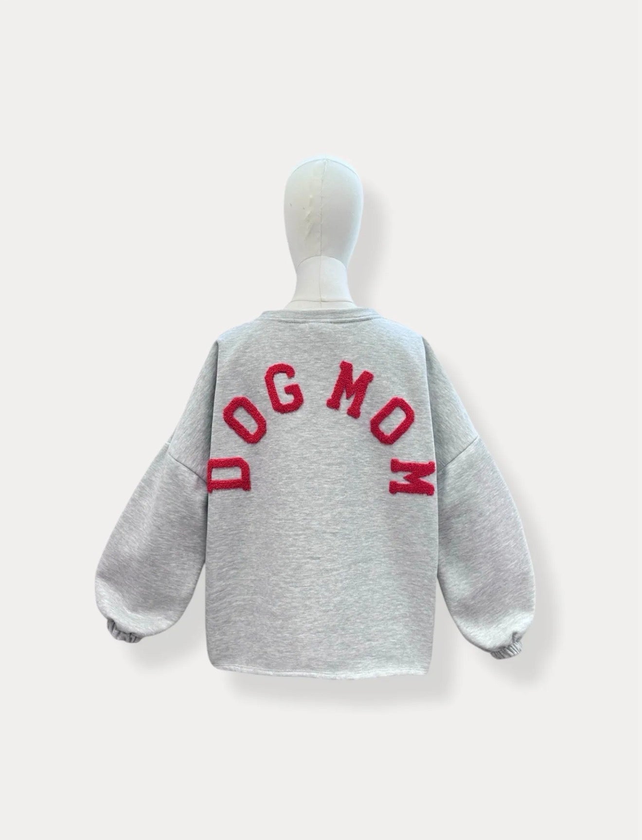 Dogmom sweater red