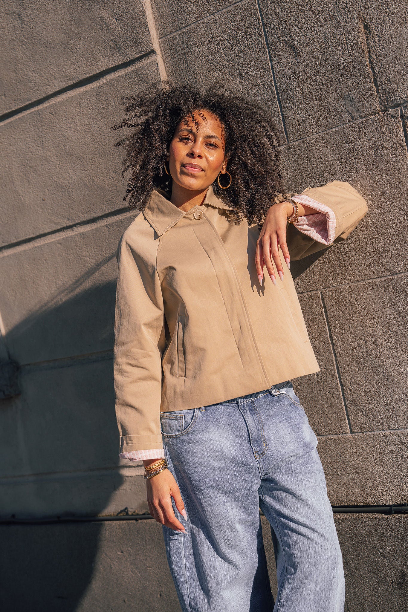 Blossom trench coat