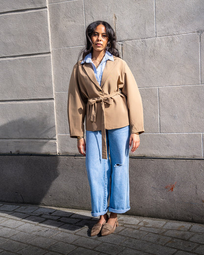 Camel blazer