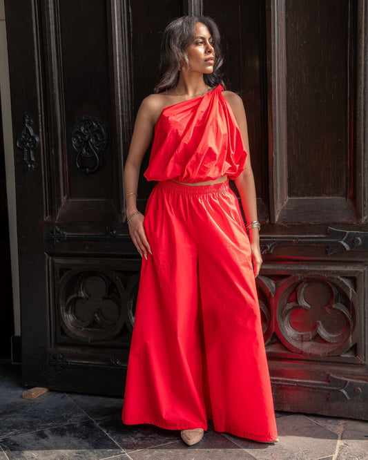 Red two piece