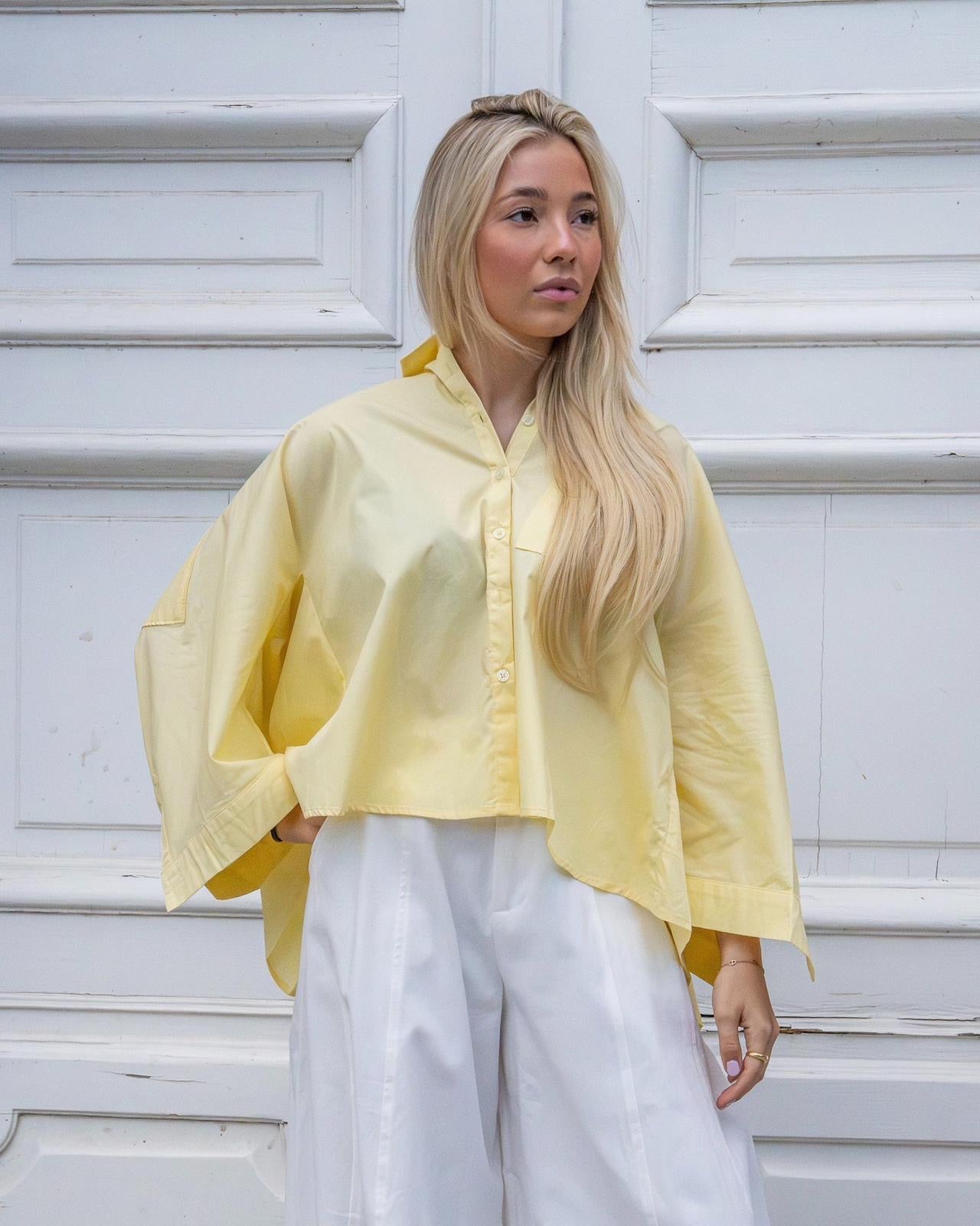 Yellow oversized chemise