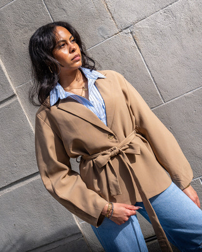Camel blazer