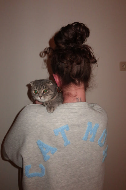 Catmom sweater blue
