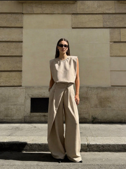 Beige top