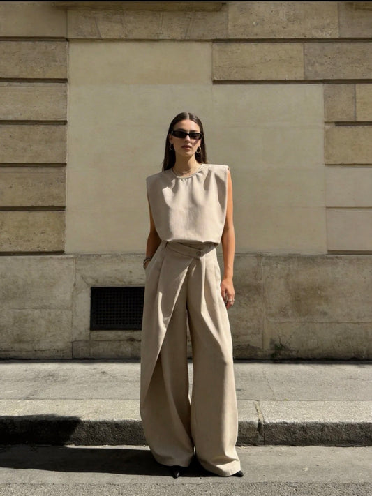 Beige top