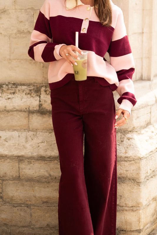 Bordeaux jeans