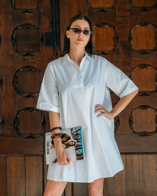Oversized shirtdress