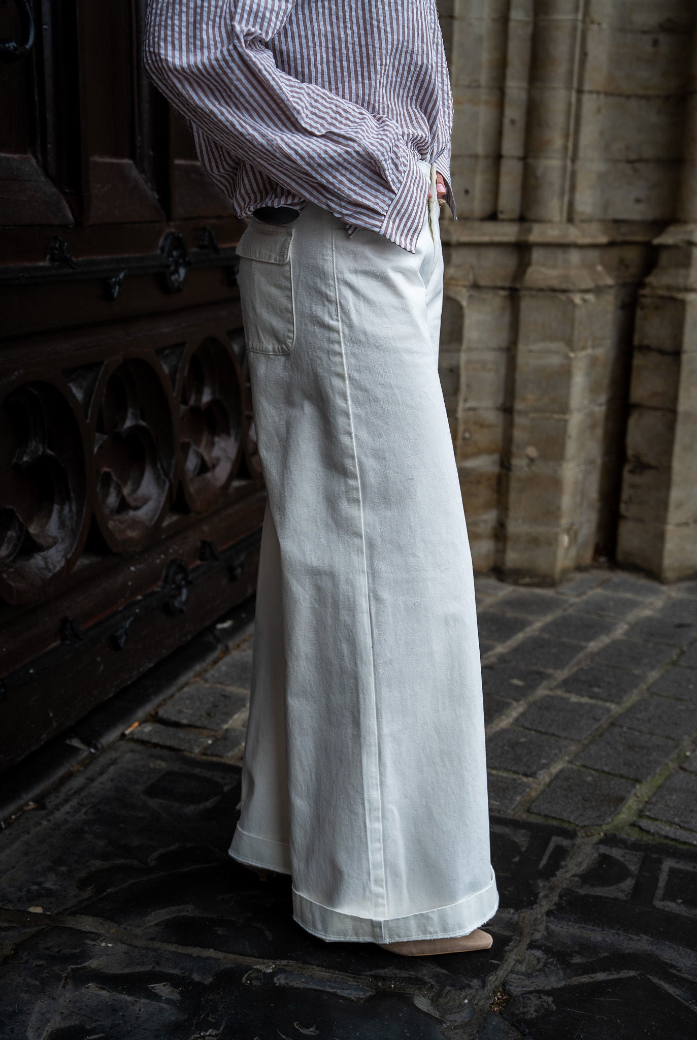 White jeans