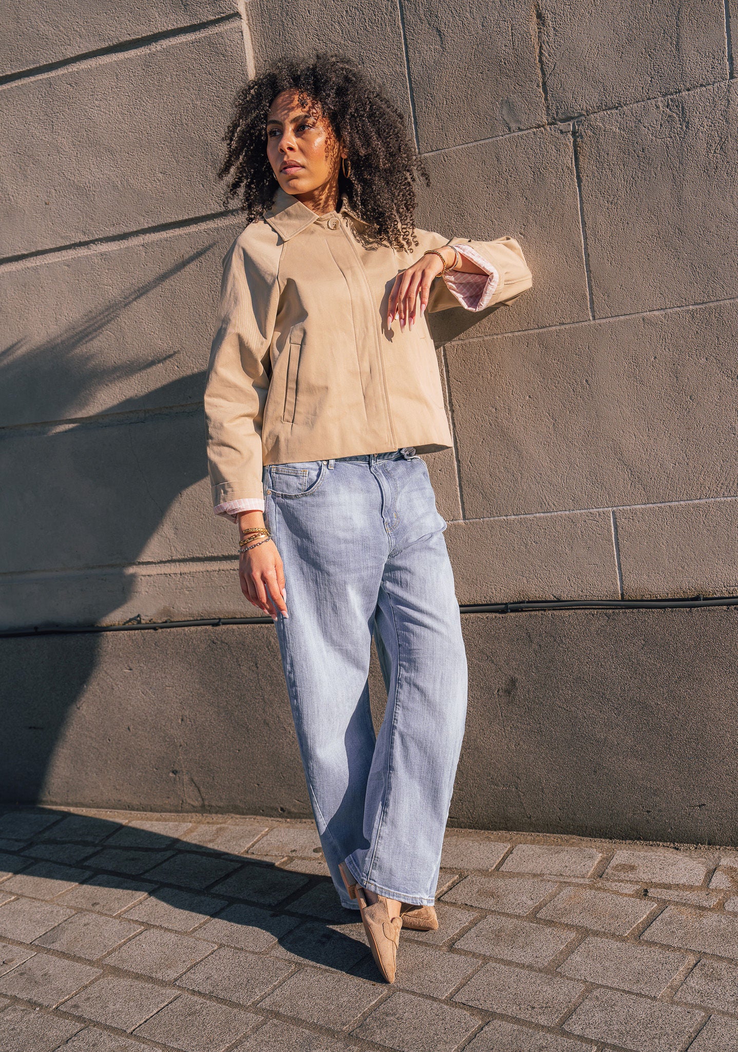 Blossom trench coat