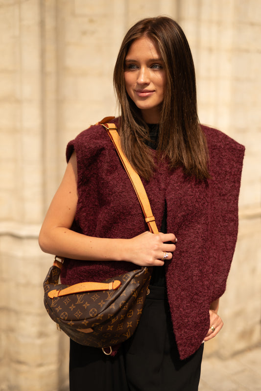 Angelina vest bordeaux