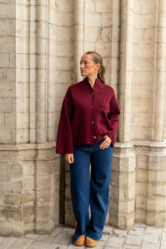 Bordeaux vest