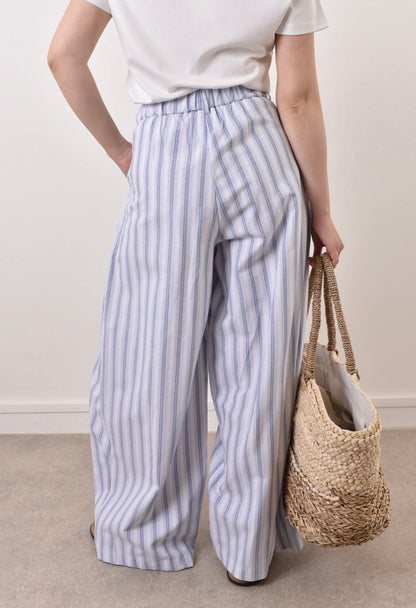 Blue striped pantalon