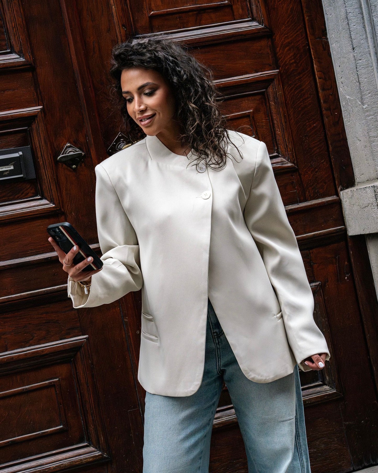 Beige blazer