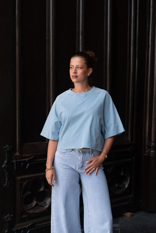 Basic blue T-shirt