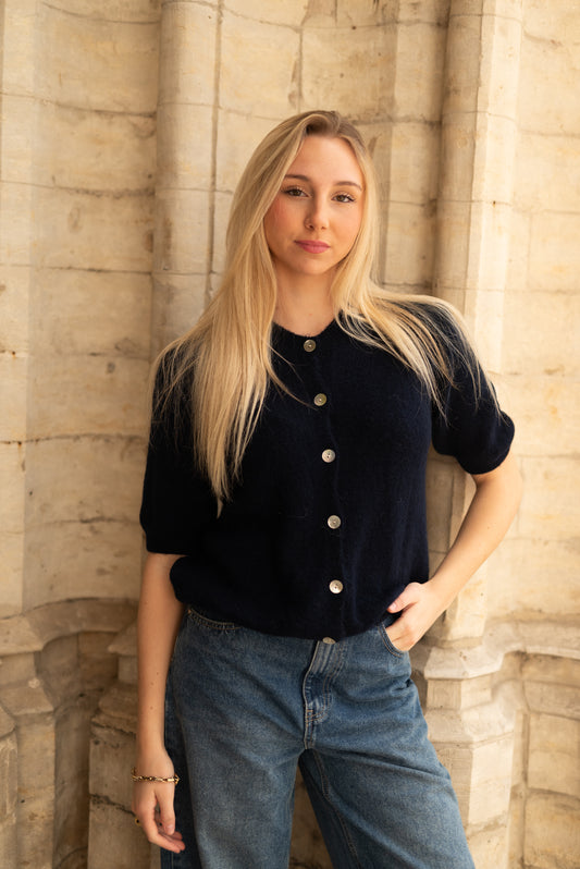 Amore cardigan navy