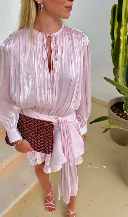 Glowy dress pink