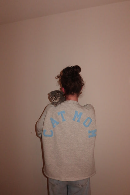 Catmom sweater blue