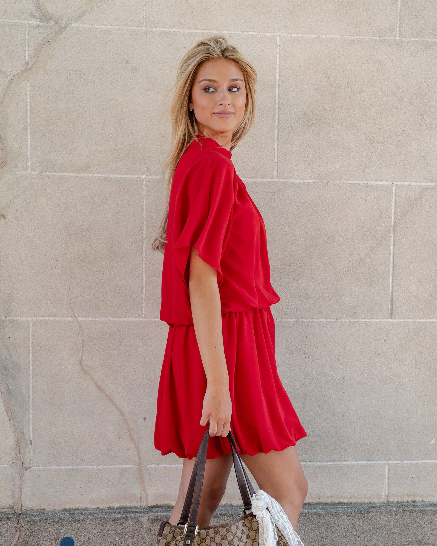 Liva dress rood