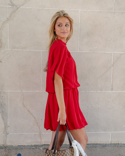 Liva dress rood
