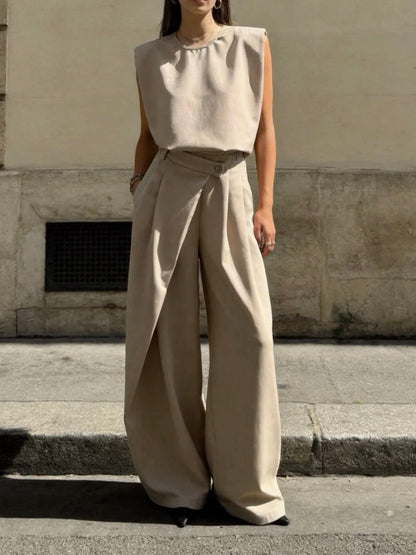 Cross pantalon beige