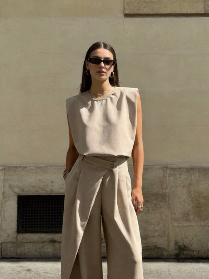 Beige top