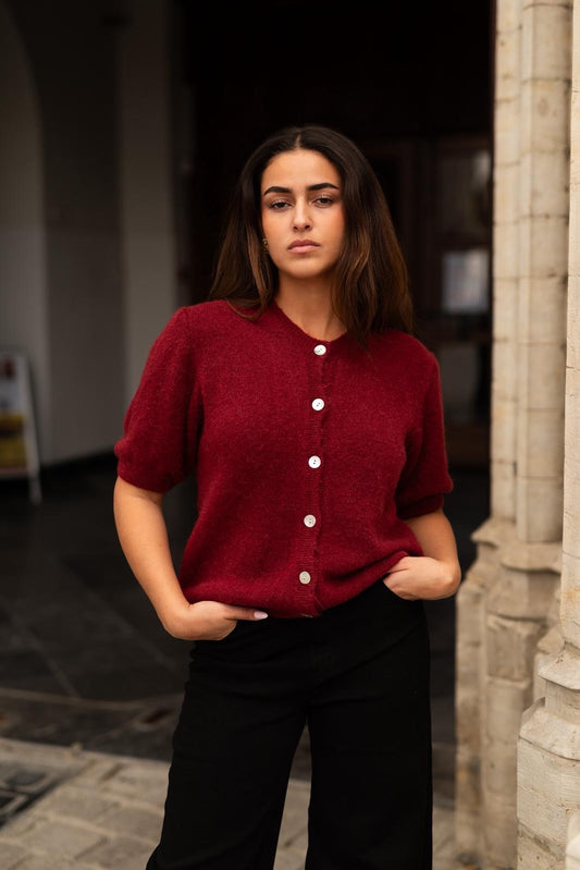 Amore cardigan bordeaux