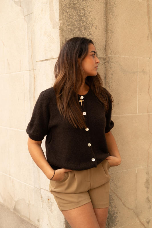 Amore cardigan bruin